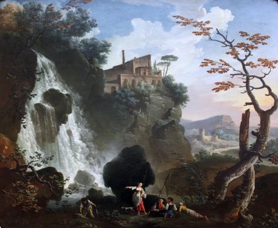 The Villa of Maecenas in Tivoli by Charles François Grenier de Lacroix